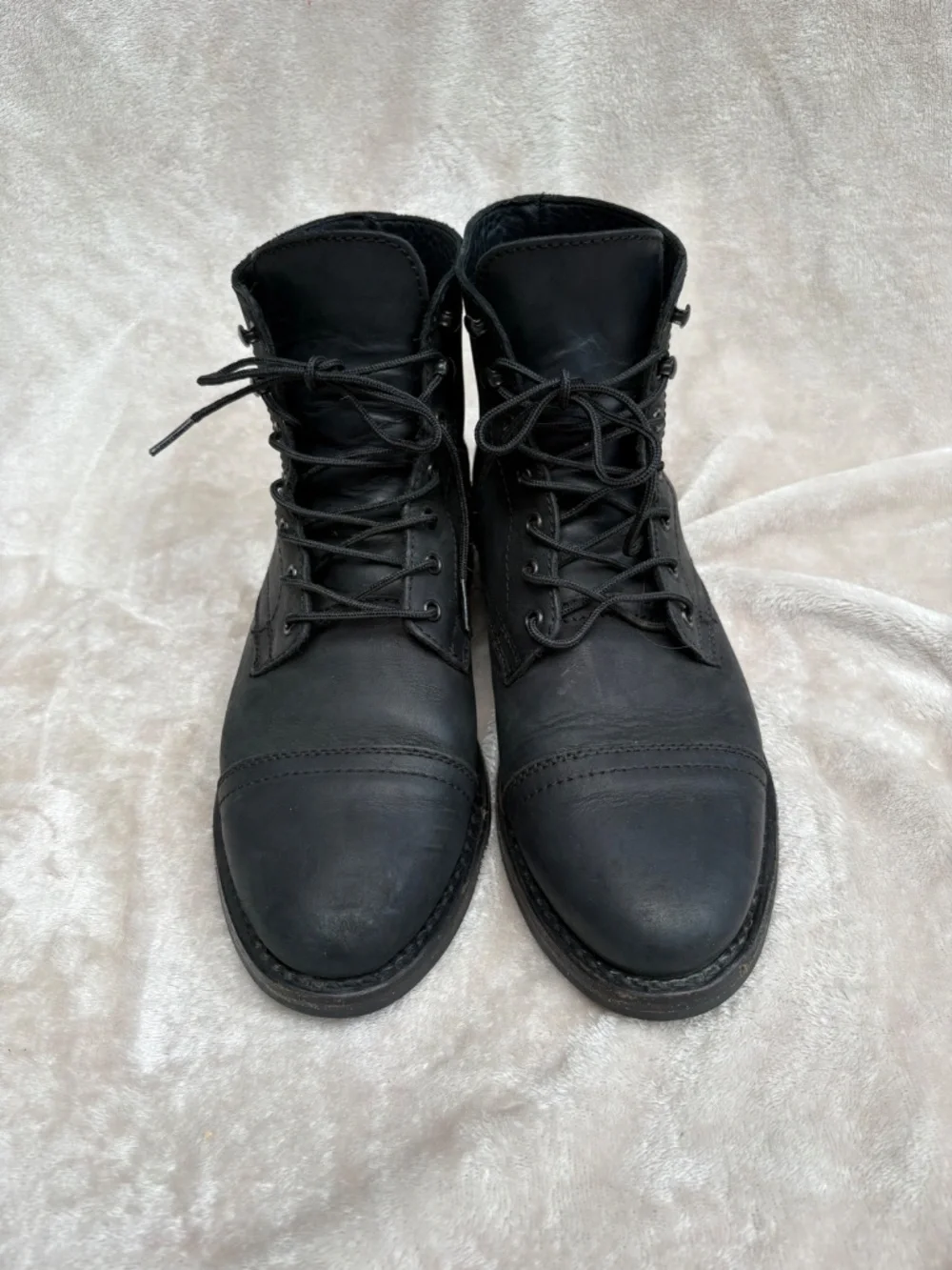 Thursday Boot Company Captain Lace-Up Boots Black Matte Men’s Size 10
